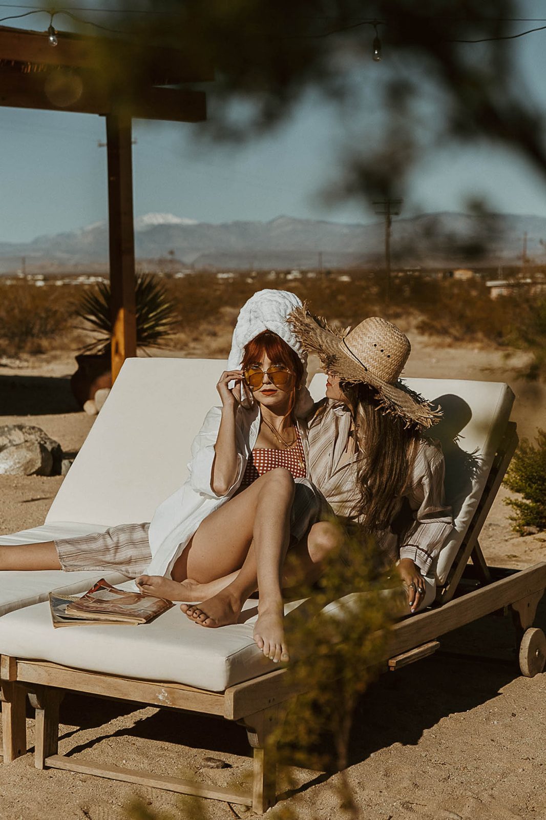 Retro, Intimate Couples Photos at Joshua Tree Airbnb Ambrose