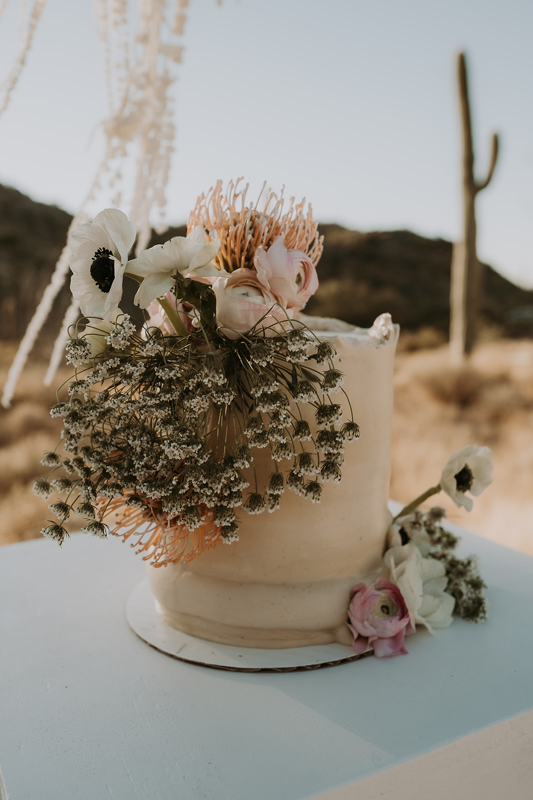 Desert Wedding Cake