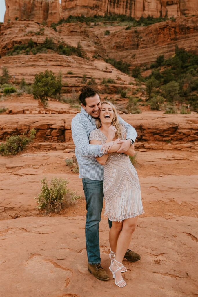 Arizona Photographer, Annette Ambrose Photography, breaks down her resources for a Bell Rock Sedona Engagement Session.