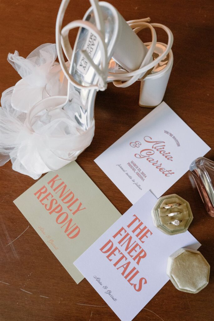 Annette Ambrose Photography, an Arizona-based wedding photographer, captures this wedding at The Farm at South Mountain in Phoenix, AZ