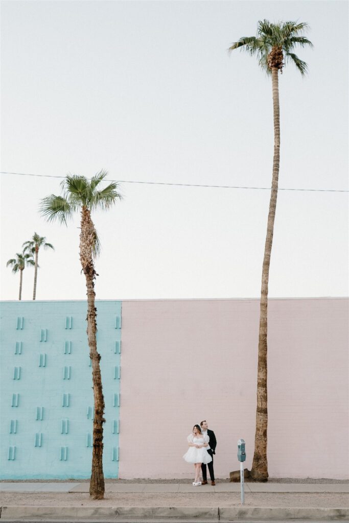 Bride and Groom portraits downtown Phoenix