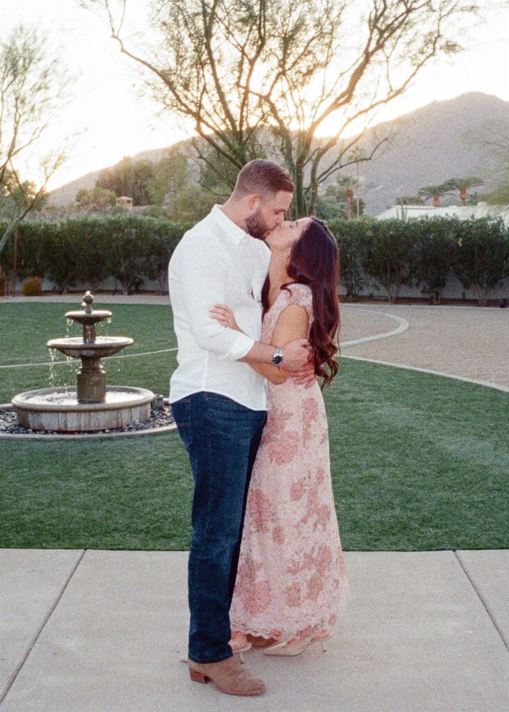 Arizona Photographer showcases engagement session at Andaz Scottsdale Resort.
